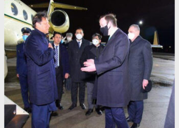The timing of this visit is fraught with implications when the Ukraine crisis is at its peak (Photo Credit: Pak PMO/Twitter)