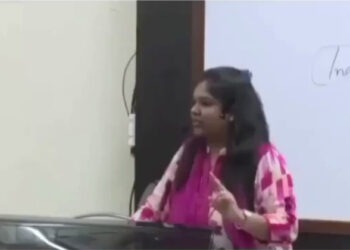 Smriti Shah, a tutor in Vision IAS was telling her students in a class that 'Bhakti Cult' in Hinduism started as a response to the liberalism of Islam (Photo Credit: Twitter)