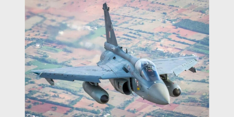 Tejas recently participated in the 'Singapore Air Show-2022' and 'Ex Cobra Warrior 22' in UK will be a platform for LCA Tejas to demonstrate its manoeuvrability and operational capability (Photo Credit: PIB)