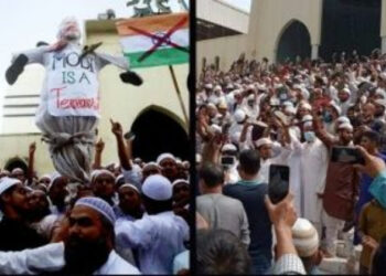 Islami Andolan Bangladesh threatened in a rally that it will have severe consequences for Bangladeshi Hindus, especially women if Muslim girls are not allowed into classrooms in a burqa (Photo Credit: OpIndia)