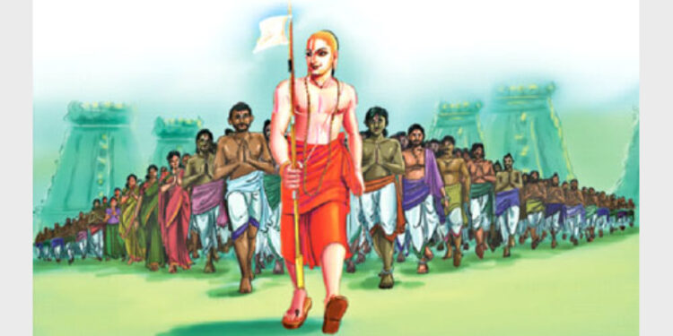 Sri Ramanujacharya was responsible for bringing low caste into mainstream of society