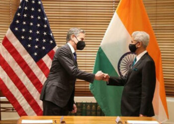 US State Department official Lu said US is working with India more closely than any country in the region (Photo Credit: Twitter/@DrSJaishankar)