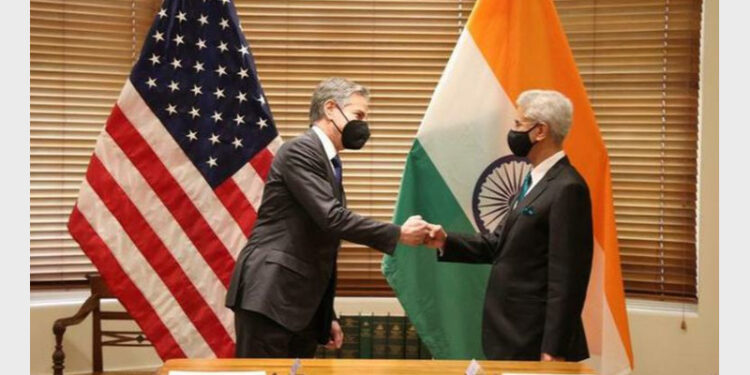 US State Department official Lu said US is working with India more closely than any country in the region (Photo Credit: Twitter/@DrSJaishankar)