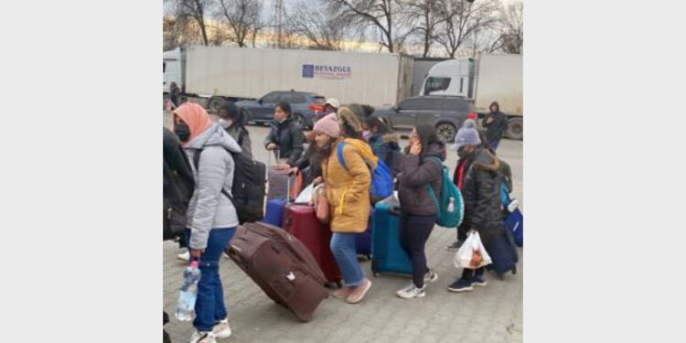Russian buses will be used to evacuate students and foreigners from Ukraine's Kharkiv and Sumy (Photo Credit: Rediffmail)
