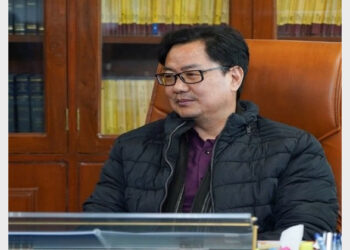 PM Modi appointed Union Minister Kiren Rijiju as his special envoy to oversee the evacuation efforts of Indian citizens from Slovak Republic (Photo Credit: ANI)