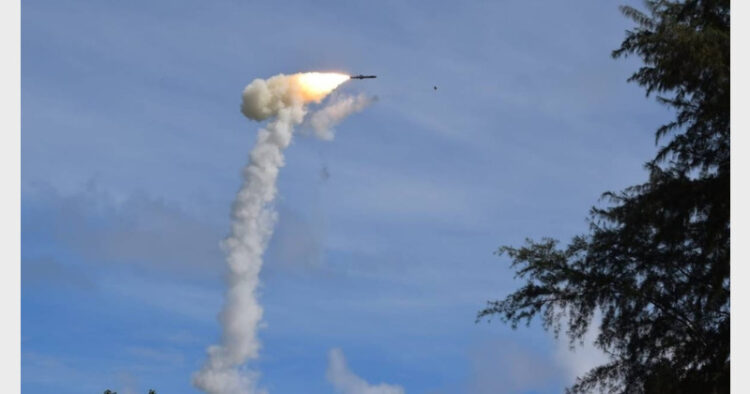 The launches were carried out, establishing the accuracy and reliability of the weapon system against targets covering the sea-skimming and high altitude functionality within the envelope
