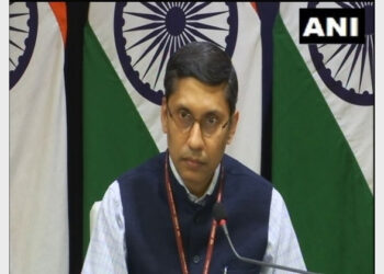 MEA spokesperson Arindam Bagchi (Photo Credit: ANI)