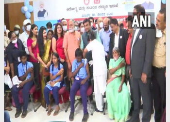 The children will be administered the Corbevax vaccine, India's first indigenously developed Receptor Binding Domain (RBD) protein subunit vaccine against COVID-19 (Photo Credit: ANI)