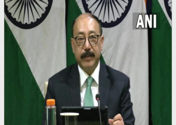 Foreign Secretary Harsh V Shringla briefing media on PM Modi-Kishida meeting (Photo Credit: ANI)