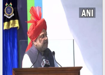 Union Home Minister Amit Shah addressing at 83rd Raising Day celebrations of CRPF in Jammu (Photo Source: CRPF)