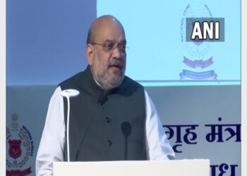 Union Home Minister Amit Shah addressing at the 37th foundation day of the NCRB (Photo Credit: ANI)