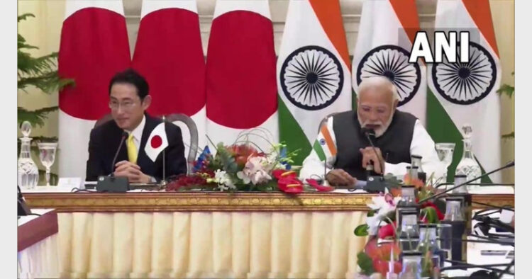 Relations between India and Japan are poised to grow further under Prime Ministers Modi and Kishida (Photo Credit: ANI)