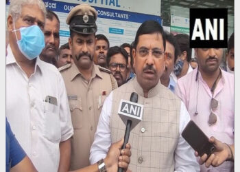 Union Minister Pralhad Joshi speaking with ANI on introducing Bhagavad Gita in schools across India (Photo Credit:
