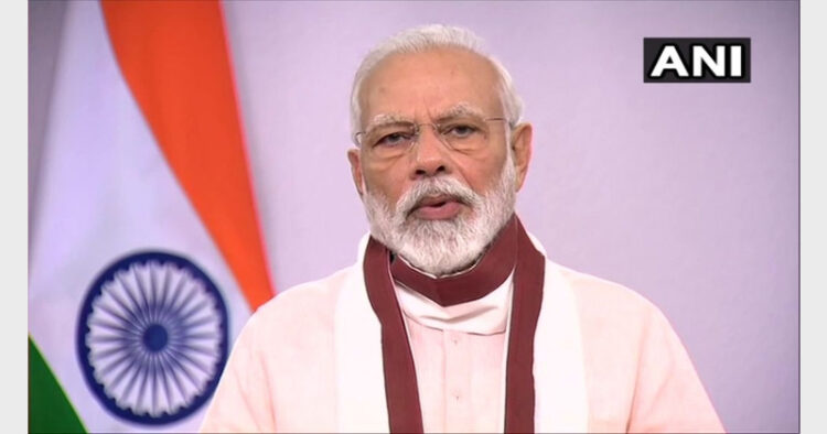 In his speech on 12 May, PM Modi delivered precisely that—his dream for a new, post-COVID, stronger India with a solid plan to achieve it, and invoking a rejuvenated spirit of patriotism (Photo Source: ANI)