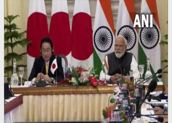 PM Narendra Modi and Fumio Kishida in a joint press conference in New Delhi (Photo Credit: ANI)