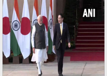 The two leaders also emphasized that India and Japan, as two leading powers in the Indo-Pacific region, had a shared interest in the continuance of a rules-based order in the region (Photo Credit: ANI)