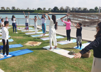 With the cooperation of the Ministry of Education, the president said yoga would be introduced in the curriculum because of its multitude of health benefits (Photo Credit: Arab News)