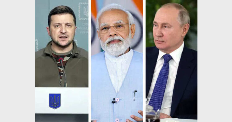 India has a balanced, reasonable, pacifist approach in the current Ukrainian crisis and PM Modi is arguably the most suitable world leader to mediate between Zelensky and Putin today (Photo Source: The Economic Times)