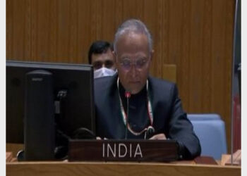 Indian delegate Sanjay Verma addressing at UNSC on Women, Peace and Security (Photo Credit: ANI)
