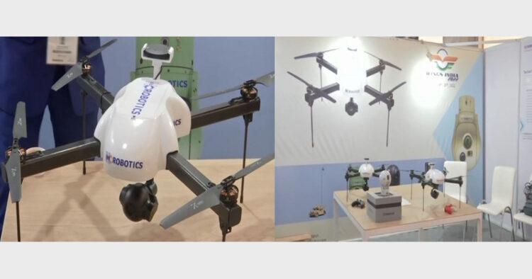HC Robotics drones have 40 minutes endurance with a 5 kg payload and provide a live feed to the base camp with low latency (Photo Source: ANI)