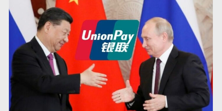 Russian banks will now issue cards based on the Chinese UnionPay payment system after Visa and Mastercard announced they would quit the Russian market and not provide services in the country (Photo Credit: OpIndia)