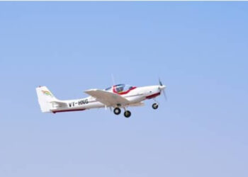 India’s first indigenous flying trainer, HANSA-NG (Photo Credit: India Science Wire)