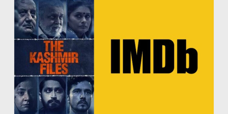 IMDB changed the rating system on its website and downgraded The Kashmir Files from a rating of 9.9 to 8.3