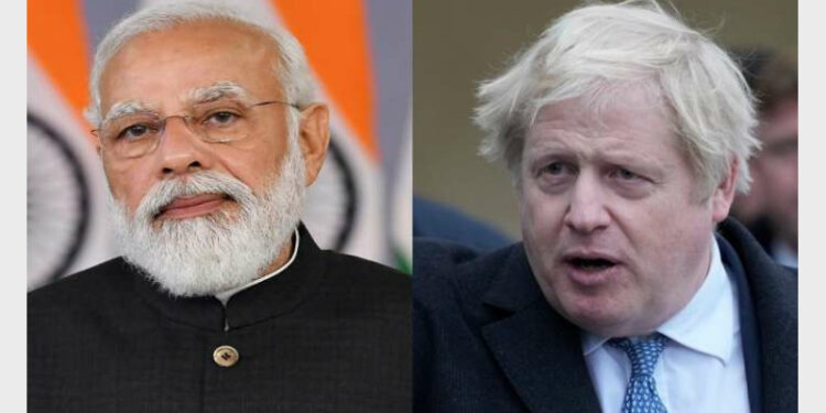 During his tele talk with UK PM Johnson, PM Modi emphasized India's belief in respect for international law, the territorial integrity and sovereignty of all states, as the basis of the contemporary world order (Photo Source: PTI and AP)