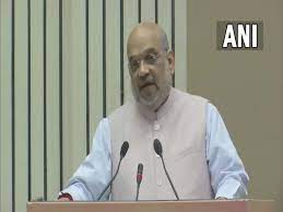 Union Home Minister Amit Shah addressing at the Annual Conference on Capacity Building for Disaster Response 2022 (Photo Source: ANI)