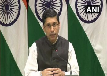 MEA spokesperson Arindam Bagchi (File/ANI)