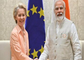 European Commission President Ursula von der Leyen-Indian Prime Minister Narendra Modi (Photo Source: Twitter/Ursula von der Leyen)