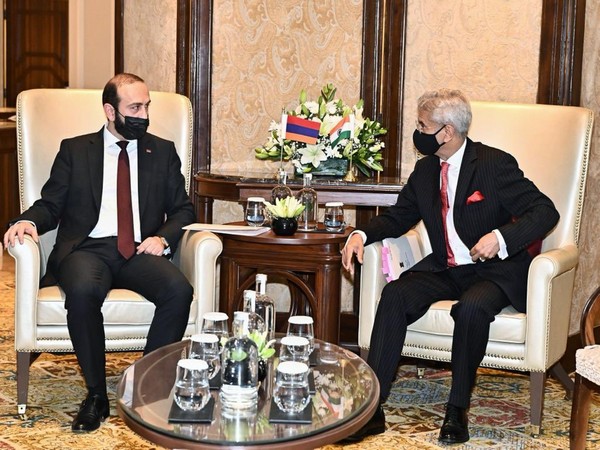 Armenian Foreign Minister Ararat Mirzoyan in a meeting with External Affairs Minister Dr S Jaishankar in New Delhi (Photo Source: Twitter/Jaishankar)