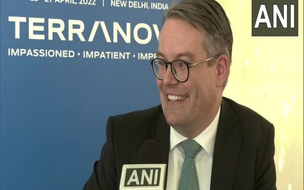 German Minister Tobias Lindner speaking to ANI (Photo Souce: ANI)