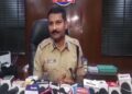 Indore Police Commissioner Harinarayan Chari Mishra addressing in a press conference (Photo Source: ANI)