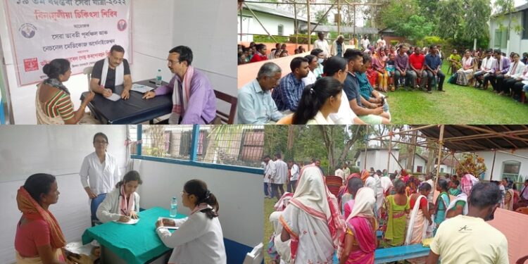 124 senior ayurvedic practitioners and 116 ayurvedic students participated in Seva Bharati medical camps