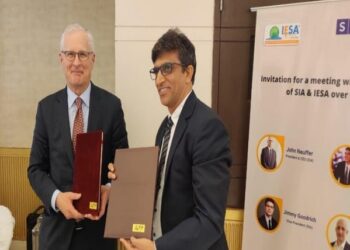 MoU signing between Semiconductor Industry Association (SIA), and India Electronics and Semiconductor Association (IESA) in Washington D. C (Photo Source: ANI)