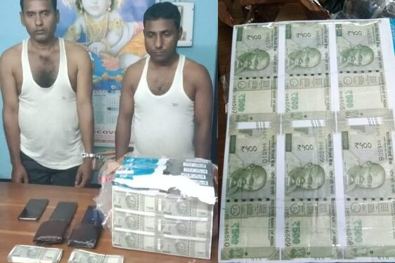 Nagaon police arrested Muktadul Islam and Faijul Islam, while trading FICN and seized one FICN printing machine, 327 Pieces of FICN of 500 denomination