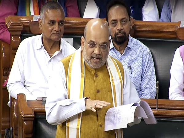 Union Home Minister Amit Shah addressing in the Parliament (Photo Source: ANI)
