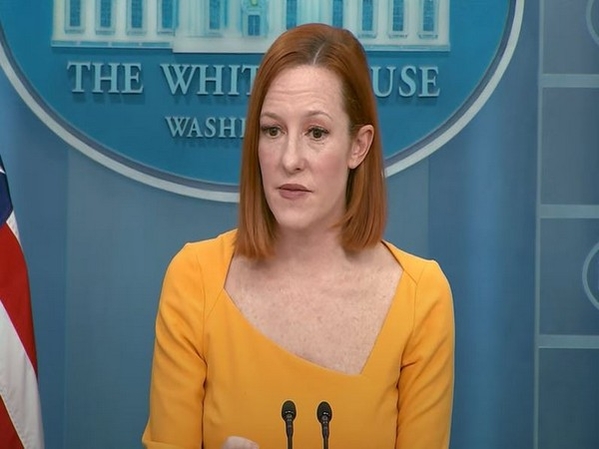 White House Press Secretary Jen Psaki briefing media