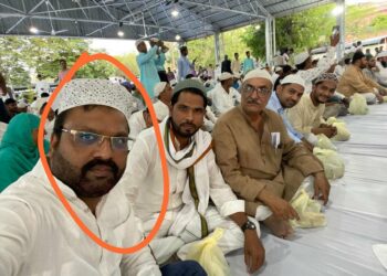The prime accused of the Chhabra riots, Asif Ansari, was among the attendees at Chief Minister Ashok Gehlot's Iftar Party