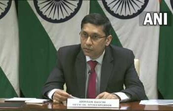 MEA spokesperson Arindam Bagchi (File/ANI)