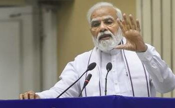 Prime Minister Narendra Modi addressing at the joint conference of Chief Ministers and Chief Justices of High Courts (Photo Source: PTI)