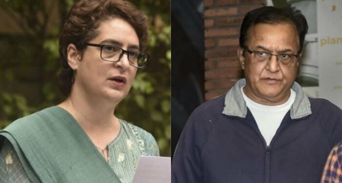 Kapoor told ED that he was "forced" to buy the M F Husain painting from Priyanka Gandhi to use the sale proceeds by the Gandhi family for Congress president Sonia Gandhi's medical treatment in New York (File/PTI)
