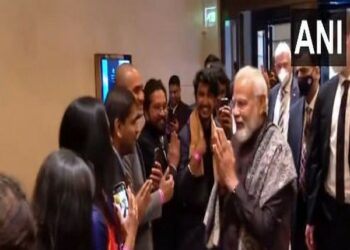 Prime Minister Narendra Modi interacting with Indian diaspora in Germany (Photo Source: ANI)