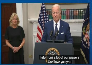 US President Joe Biden addressing the presser after Texas School Shooting