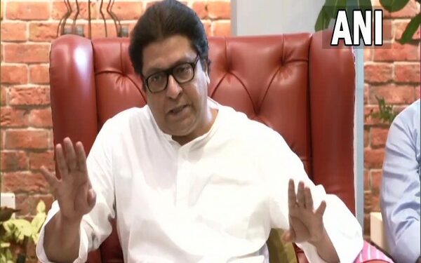 MNS chief Raj Thackeray speaking in a press conference (Photo Source: ANI)