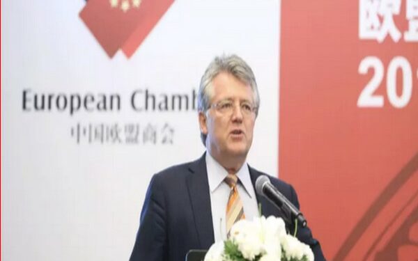 President of the European Union Chamber of Commerce in China, Joerg Wuttke (Photo Source: Twitter)