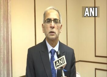 Foreign Secretary Vinay Mohan Kwatra speaking to ANI (Photo Source: ANI)