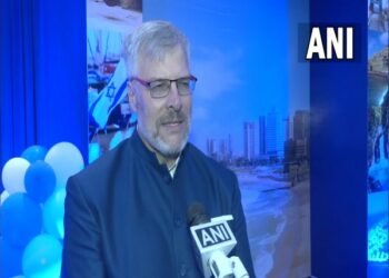 Israel Ambassador to India Naor Gilon speaking to ANI (Photo Source: ANI)