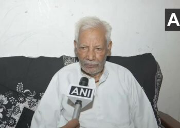 Kashi Vishwanath Temple (KVT) Trust Chairman Prof Nagendra Pandey speaking to ANI)